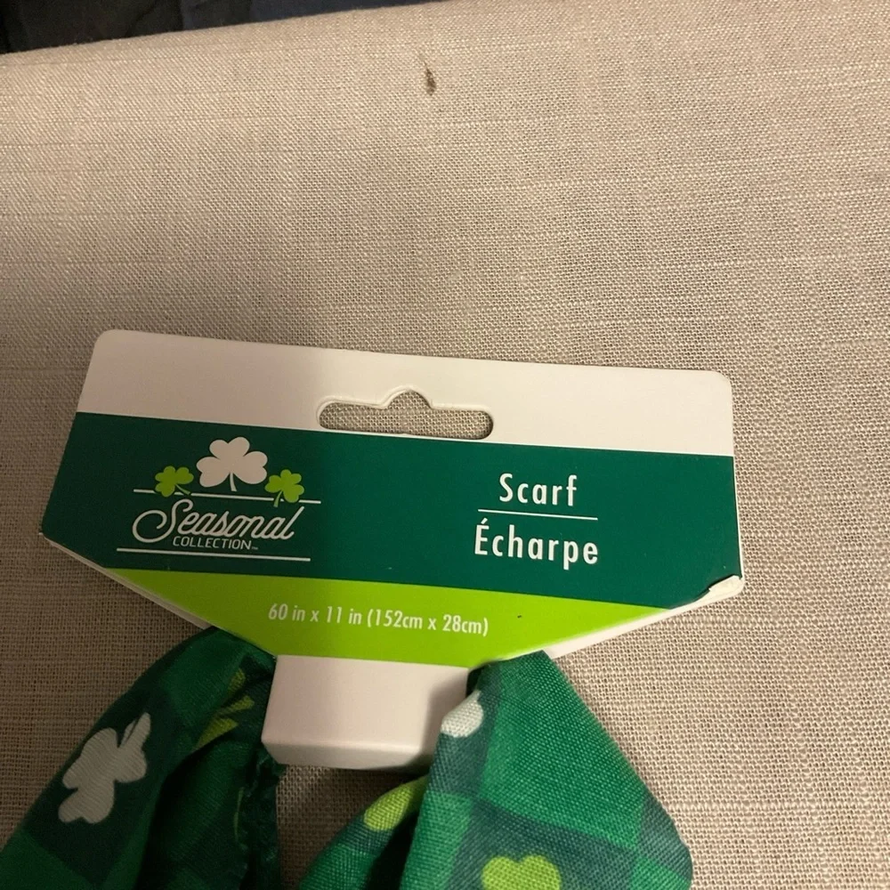 Green Floral Women's Scarf